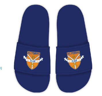 Badslippers Blauw