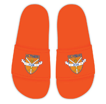 Badslippers Oranje